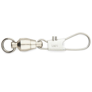 Sampo Ball Bearing Swivel w/ Split Ring & Interlock Snap - 12 pc. Bags