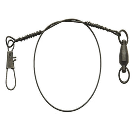 Clearance - Sampo Steelheart Leaders 30 Lb. - Ball Bearing Swivel & Interlock Snap 6 pc. Bags