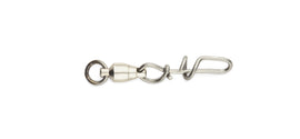 Sampo Ball Bearing Swivel w/ Welded Ring & Corkscrew Snap - 12 pc. Bags - 0