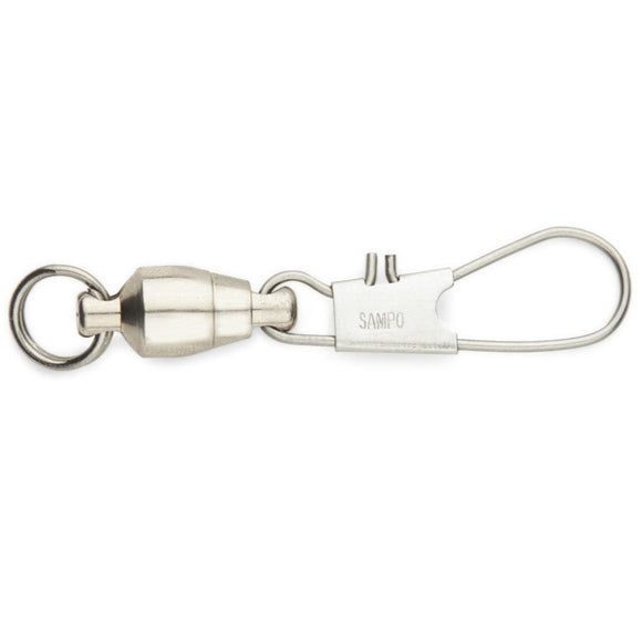 Sampo Ball Bearing Swivel w/ Split Ring & Interlock Snap - 12 pc. Bags