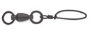 Sampo Ball Bearing Swivel w/ Two Welded Rings & Tournament Snap - 12 pc. Bags-2