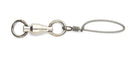 Sampo Ball Bearing Swivel w/ Two Welded Rings & Tournament Snap - 12 pc. Bags-3