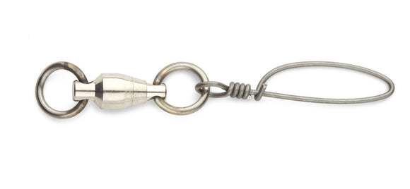 Sampo Ball Bearing Swivel w/ Two Welded Rings & Tournament Snap - 12 pc. Bags